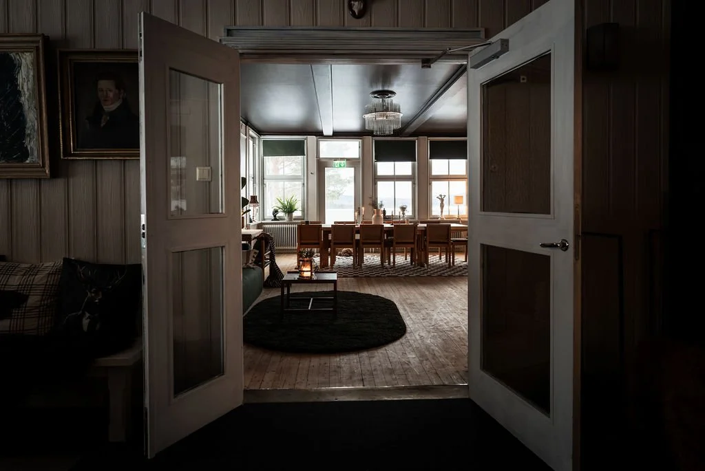 Sällsjö Fjällhotell – matsal med utsikt
